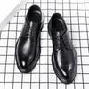 2025 Nuevos Zapatos Formales de Negocios Estilo Británico para Otoño e Invierno, Punta Puntiaguda, Elevadores, Zapatos de Boda, Zapatos para Traje de Novio Dropshipping