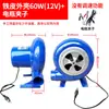 Soprador Elétrico 12V para Churrasqueira Pequena 220V Velocidade Ajustável Soprador de Ar AC/DC 30W/60W Secador de Cabelo