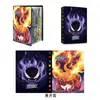 Álbum de Cartas de Pokémon Transfronterizo Colección de Cartas Almacenamiento de Paquetes de Cartas de Pokémon Cuadrículas de 4 Cuadrados para 240 Cartas