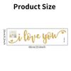 Shangyi SPZ-S0505 romántico I LOVE YOU Inglés pegatinas de pared de PVC autoadhesivas decoración de San Valentín pegatinas al por mayor