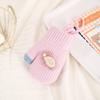 Guantes cálidos para bebé invierno lindos dibujos animados a prueba de frío engrosados con forro polar doble capa halter dedo todo incluido guantes para niños