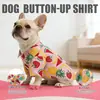 Suministros para Mascotas Listos para Usar Personalizados Ropa Bípede para Perros Delgada de Primavera y Verano para Perros Pequeños y Medianos Ropa de Limón Forro Hawaiano para Mascotas