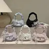 Bolso Baguette Floral Dulce de Nicho para Mujer 2026 Nuevo de Moda Estilo Girly Lazo Bolso de Axila Bolso de Hombro