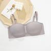 Novo Estudante Simples Peito Wrap One-piece Cup Underwear Anti-running Small Sling Solid Color Girl Estilo Japonês Conjunto de Sutiã