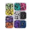 Esmalte de unha areia descascada Roxo Laranja rosa manicure areia anel de moagem descarregador areia anel de moagem pequeno Dois