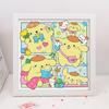 Sanrio Pintura Diamante Doraemon Infantil Artesanal DIY Adesivo Diamante Bob Esponja Pintura Diamante Completo Alvenaria Atacado
