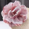 Fabricantes diretos novo grande broche de flor de seda 3D prendedor de gravata borboleta de tecido acetinado broche de lapela