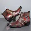 Botas Martin transfronterizas de caña alta con plataforma para hombre, otoño e invierno, nuevos zapatos de cuero para hombre, talla grande, botines Chelsea para hombre EU65915