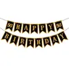 Guirlanda de decoração de aniversário transfronteiriça ornamento pendurado espiral banner de aniversário de 40 50 60 anos decoração pendurada ornamento de favo de mel