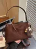 2025 Nuevo Bolso de Mano Frosted para Otoño e Invierno, Bolso de Hombro Versátil para Mujer, Bolso tipo Almohada para Viajar, Bolso Cruzado Sencillo