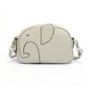 Bolso de mujer de cuero genuino lindo creativo moda elefante ins moderno primera capa piel de vaca gran capacidad bolso de hombro bolso bandolera