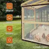 Lona Transparente para Exteriores, Impermeable al Viento, a Prueba de Polvo, Engrosada, Tela Impermeable, Material PE, Tela de Plástico Resistente al Desgarro, Lona Impermeable a la Lluvia y al Sol