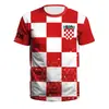 Camiseta de Manga Corta con Estampado de la Copa Mundial de Amazon Brasil Transfronteriza para Hombre y Mujer Camiseta Deportiva Casual de Verano con Cuello Redondo