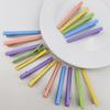 Pinza de pico de pato pinza cuadrada material para pinzas de pelo DIY accesorios para el cabello pinza de pelo simple pinza lateral esmerilada accesorios adhesivos venta al por mayor