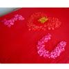 Suprimentos de casamento pétalas falsas decoração de casamento criativo romântico jogar à mão flor rosa adereços decoração sala de casamento