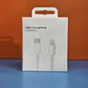 Cable de Datos para Teléfono Móvil Certificado 3C Cargador Pd Adecuado para Apple 18 14 15 16 17 Caja Blanca Pequeña Set de Carga Rápida