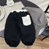 Pantalones Deportivos Casuales de Terciopelo Grueso Unisex para Niños Baby Plus 2026 Invierno