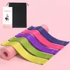 Banda de Resistência Personalizada Banda de Yoga Banda Elástica Treinamento Fitness Banda de Puxar Glúteos Agachamento Dança Elástico Loop Alongamento