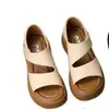 Zapatos Cerrados Versátiles de Suela Blanda Fanghua 2026 para Mujer, Estilo de Mujer para Combinar con Faldas, Sandalias Romanas de Plataforma Gruesa para Playa