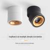 Refletor LED de superfície, luminária de embutir de superfície, trilho de luz, luminária de teto COB, luminária de teto dobrável estilo escandinavo.