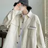Camisa de Trabajo para Hombre Manga Larga Verano Delgada Holgada 2026 Nuevo Estilo Jacket Casual Retro Japonés para Hombre