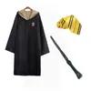 Ropa de Harry Potter Ropa de Cos Disfraz de Mago de Hogwarts Uniforme Escolar de Gryffindor para Niños Capa Mágica