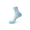 Meias de badminton femininas de cano médio com sola de toalha grossa, absorventes de suor e resistentes a odores, para esportes, corrida, pular corda, caminhada e montanhismo