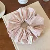 Scrunchie Xadrez Fresco e Doce, Elástico Simples Xadrez para Rabo de Cavalo, Acessório de Cabelo Elástico Versátil com Listras