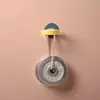 Estante para secador de pelo, estante de almacenamiento para baño, estante para secador de pelo montado en la pared, estante para secador de pelo sin perforaciones para inodoro