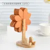 Esterilla aislante, posavasos de molino de viento, pieza decorativa, salvamanteles antiescaldado, tapete para mesa de cocina para colocar platos, posavasos para ollas, posavasos para cuencos, estilo creativo navideño