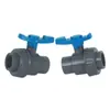 Válvula de Bola de Unión Única Transfronteriza de Amazon PVC Tubería de Agua Accesorios Válvula de Paso Válvula de Unión Única Tratamiento de Agua Ecológico