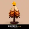 Novo Tapete Isolante para Árvore de Natal Boneco de Neve Madeira Sólida Criativo Jogo Americano Anti-Escaldante e Resistente a Altas Temperaturas Decoração de Mesa Porta-Copo Tapete para Prato e Tigela