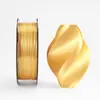 Filamento PLA para Impresora 3D Doble Color Dorado Luminoso Seda Material FDM 1.75mm Arcoíris