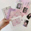 Estojo Protetor Original de Couro PU para Polaroid Ins Bolsa Simples Versátil Pingente Acessório Porta-Cartões Pequeno para Ventilador de 3 polegadas