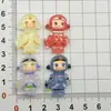 Nuevos accesorios pequeños de astronauta de resina DIY de dibujos animados Bubble Mart Labubu, imanes para refrigerador y decoraciones para zapatos Crocs