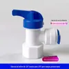 Purificador de água doméstico, válvula de esfera de tubo PE de conexão rápida, válvula direta de 2 pontos, 3 pontos, 4 pontos, válvula de esfera de pressão, interruptor