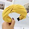 Chegada Nova Japonesa e Coreana Carimbo de Cabelo de Borda Faixa de Cabelo Cruzada Média Simples Popular na Internet Acessórios de Cabelo Faixa de Cabeça para Adultos para Mulheres