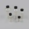 Botellas de Vidrio para Sérum con Tapas de Rosca y Escalas Graduadas, Botellas de Almacenamiento de Muestras de 5/10/50/100/200/500 ml