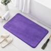 Alfombrilla de baño absorbente de imitación cachemira, alfombrilla antideslizante gruesa para baño, alfombrilla de secado rápido para la puerta de entrada, alfombra para la puerta del inodoro.