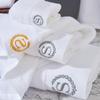 Hotel, B&B, Salón de Belleza, Toalla Blanca de Algodón Puro, Toalla de Baño, Algodón Puro Absorbente, Toalla Engrosada, Toalla Facial