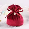 Bolsa de Dulces de Terciopelo Creativa para Boda, Franela, Caja de Dulces de Boda Europea, Caja de Dulces para Regalo a Mano, Bolsa de Regalo al por Mayor