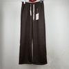 Pantalones casuales rectos de pierna ancha nuevos de otoño e invierno para mujer, forrados de vellón, de cintura alta, holgados, adelgazantes, pantalones largos rectos de talla grande