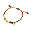 Novo Festival do Barco-Dragão Pulseira de Corda Cinco Cores Contas Cinco Elementos Corda de Mão Tecida à Mão Fio Cinco Cores Pulseira de Mão Zongzi Infantil Atacado