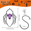 Decoración para Colgar en la Pared Murciélago Fantasma de Halloween Transfronteriza Placa Acrílica Manualidad Arreglo de Atmósfera Colgante de Pared Decoración de Pared