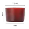 Vasos de Vidrio para Velas al por Mayor, Recipientes de Colores para Velas, Portavelas Decorativos de Interior, Vasos de Velas Aromáticas con Color Spray