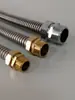 Tubería Corrugada de Acero Inoxidable 304 Accesorios para Estufa Comercial Conector de 1/2 Pulgada Tubería de Aire Acondicionado Gabinete de Vapor Estufa de Cocina Manguera de Entrada de Agua de 3/4 de Pulgada