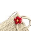 Broche de flor de lã crochê puro à mão material mohair acessórios de vestuário