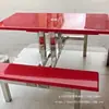 Mesa y sillas de patio Mesa y sillas de comedor para exteriores Conveniente para insertar sombrillas Entrada de tienda Entrada de supermercado Parque de atracciones Mesa integrada Mesa de postres y taburetes