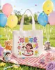Bolsa de Lona para Lembrança do Dia das Crianças para Alunos do Ensino Fundamental, Bolsa Tote com Desenho de Presente, Bolsa de Presente Prática para o Dia 61 do Jardim de Infância