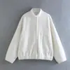 Novo casaco casual de lã feminino estilo europeu e americano, gola alta, versão solta, multicolorido, primavera 2024 5070629